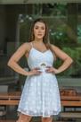 vestido godê G branco