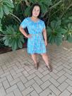 Vestido Gola Redonda com manga