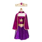 Vestido Great Pretenders Superhero Star com Cape Girl 5-6