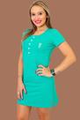 Vestido Henley Verde Jade