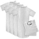 Vestido hospitalar Magnus Care, mistura de algodão, elegante, 2GG, pacote com 4