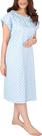 Vestido hospitalar Utopia Care feminino macio e confortável azul S-M