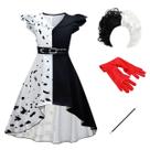 Vestido IBTOM CASTLE para crianças e meninas para cães dálmatas 11-12Y