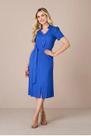 Vestido iloni tata martello viscose azul