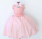 Vestido Inafntil Rosa Renda Casamento Princesa Luxo E Tiata