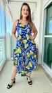 Vestido Indiano Alça c/ Regulagem e Bolsos Trapézio Plus Size-cod.8800A Vestido Indiano Alça c/ Regulagem e Bolsos Trapézio Plus Size-cod.8800A