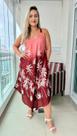 Vestido Indiano Alça c/ Regulagem e Bolsos Trapézio Plus Size-cod.8806 Vestido Indiano Alça c/ Regulagem e Bolsos Trapézio Plus Size-cod.8806