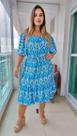 Vestido Indiano Curto Estampado Plus Size-cod.1529