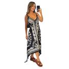 Vestido Indiano de Ponta Estampado