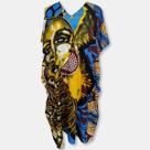 Vestido Indiano Kaftan Longo Plus Size Estampa Africana Vestido Indiano Kaftan Longo Plus Size Estampa Africana