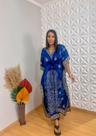 Vestido indiano lindo azul