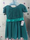 Vestido infantil 01 ano cor verde