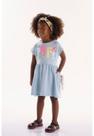 Vestido Infantil Aumigo em Moletom Sem Felpa Três e Já