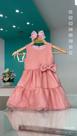 Vestido infantil babadinho glitter