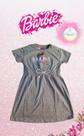 Vestido Infantil Barbie - Cinza