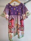 Vestido infantil bata jardim encantado