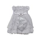 Vestido Infantil Batizado Branco Rocicle 3