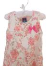 Vestido Infantil Branco Flores Veste 2 Anos