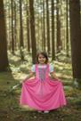 Vestido Infantil camponesa Medieval luxuoso rosa