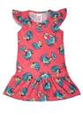 Vestido Infantil Carangueijos Rosa