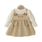 Vestido Infantil Com Estampa De Desenho Animado Para Meninas, Roupas Doces E Fofas Para Crianças De