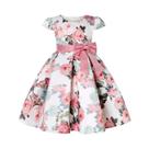 Vestido Infantil Com Estampa De Rosas Estilo Princesa Europeia Americana Para Festas E Apresentações