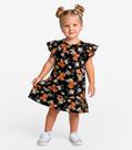 Vestido Infantil Com Manga Godê Select Marrom Vestido Infantil Com Manga Godê Select Marrom