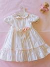 Vestido infantil com rosas