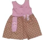 Vestido infantil com tiara Clea