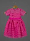 Vestido Infantil Crochet Ferretti - Sofisticação e Conforto para Eventos e Passeios