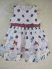 Vestido infantil de bolinhas