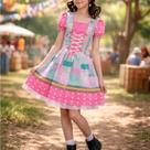 Vestido Infantil de Festa Junina São João Fantasia Meninas Vestido Infantil de Festa Junina São João Fantasia Meninas