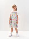 Vestido Infantil de Sobreposição Com Pulseira Verão - Cinti