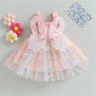 Vestido Infantil de Verão - Modelo Colorido com Detalhe de Borboleta