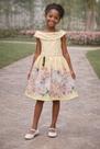 Vestido Infantil Elegância Floral TAM:10 TAM:12