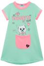 Vestido Infantil em Malha Canelada Bolsinho My Pet Favorito - Kukie