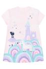 Vestido Infantil em Malha com Estampa e Aplique de Strass - Infanti