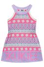 Vestido Infantil em Malha Power Regata Estilo Crochê - kukiê