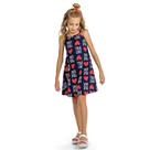 Vestido Infantil em Meia Malha True Love Marinho Kyly