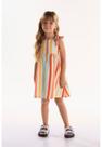 Vestido Infantil em Viscolinho com Alças Interestelar Três e Já