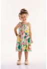 Vestido Infantil em Viscolinho Pomar Feliz Três e Já