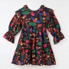 Vestido Infantil em Viscose Estrela Colorida Fábula
