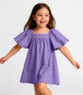 Vestido Infantil em Viscose Infinita Cor Roxo