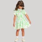 Vestido Infantil Estampado Emoji Verde Neon - Bambollina