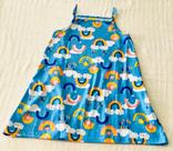 Vestido Infantil Estampas de Arco Íris