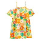 Vestido Infantil Fábula Alcinhas Pipoquinha Frozão Amarelo