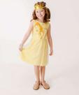 Vestido Infantil Fantasia Tule Bela Disney Tam 4 a 10-09030