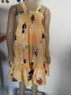 Vestido infantil feminino, amarelo, Milli e Nina tamanho 6