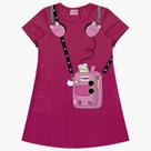 Vestido Infantil Feminino Malha Duduka 4 ao 10