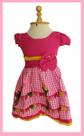 Vestido Infantil Festa Junina Caipirinha São João Rosa